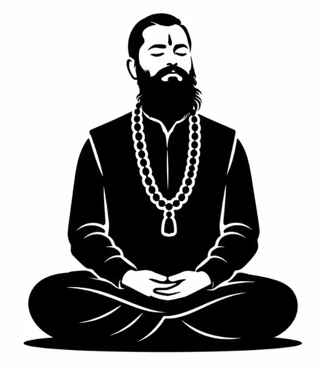 Acharya Shivam Misra guiding yoga and meditation sessions with spiritual excellence